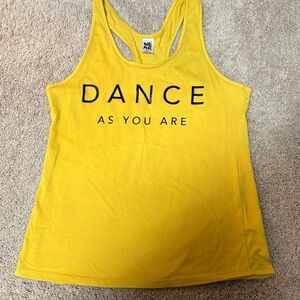 Zumba Yellow Dance Tank Top